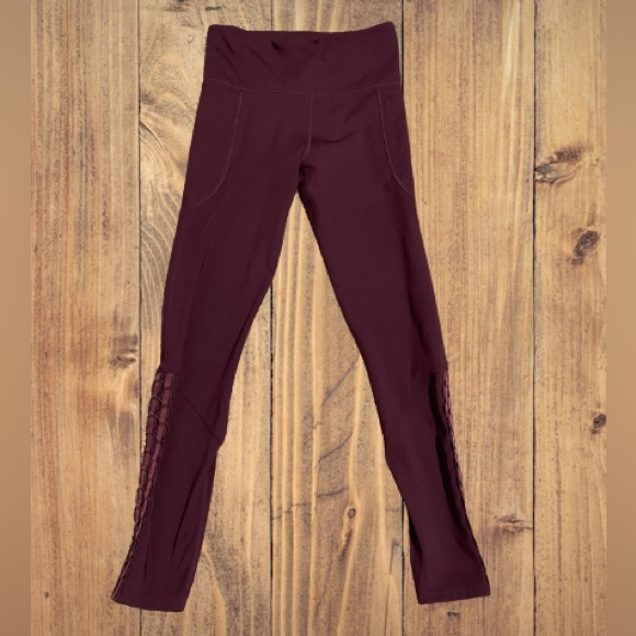Women’s JoyLab leggings maroon size small - Picture 1 of 5